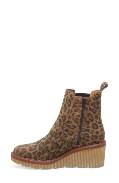 Miz Mooz Averie Platform Wedge Bootie In Brown