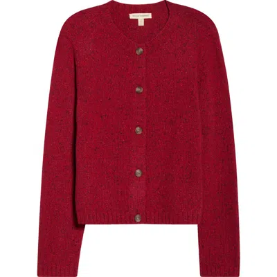 Seasalt Cornwall Dawson Pick Merino Wool Blend Cardigan In Red