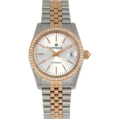 Empress Constance Automatic Bracelet Watch With Date In Gray