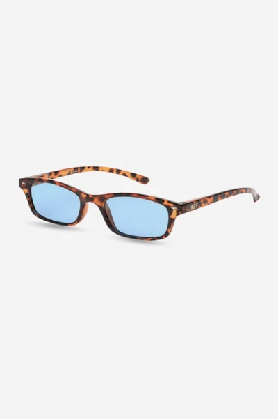 Indy Joey Square Polarized Sunglasses In Blue