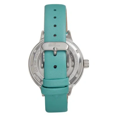 Empress Alice Automatic Skeleton Leather-band Watch In Green
