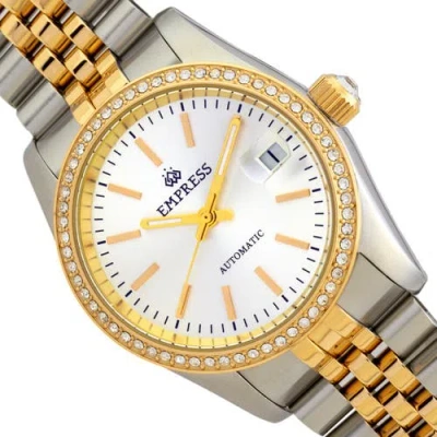 Empress Constance Automatic Bracelet Watch With Date In Gold