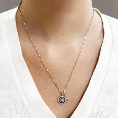 The Lovery Fine Jewelry Mini Diamond Lightning Bolt Charm In Brown