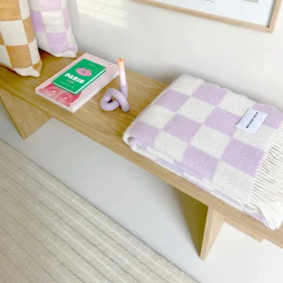 Maison Deux Solid Stripe Rug In Neutral