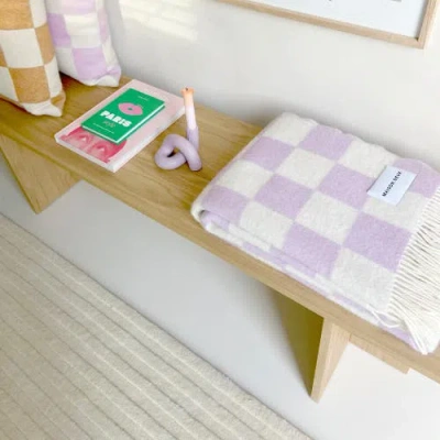 Maison Deux Solid Stripe Rug In Neutral