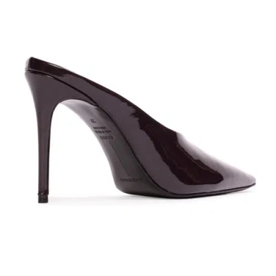 Black Suede Studio Fallon 100 Pump In Brown