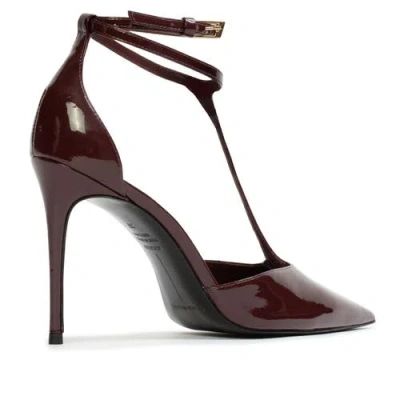 Black Suede Studio Ruby 100 Pump In Brown