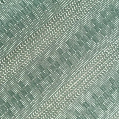 Mayan Hands Calado Table Runner In Green