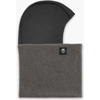 Turtle Fur Fleece Shellaclava Balaclava In Gray