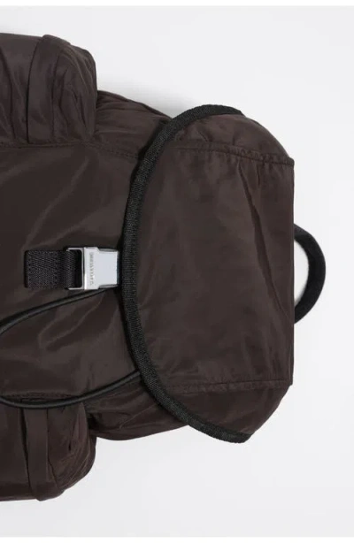 Bimba Y Lola Large Drawstring Buckle Backpack In Black