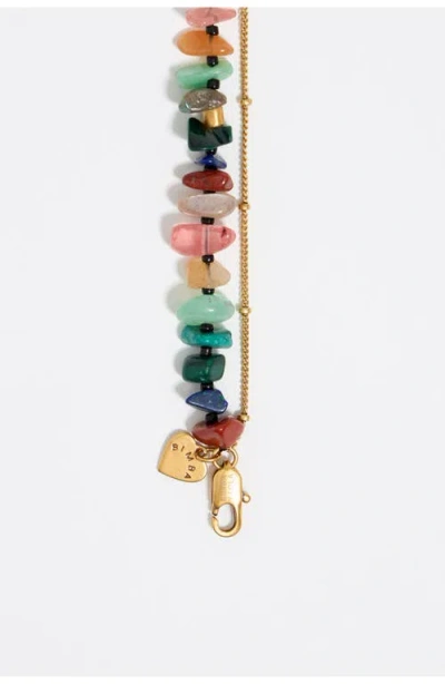 Bimba Y Lola Stone-embellished Double-layer Bracelet In Multi