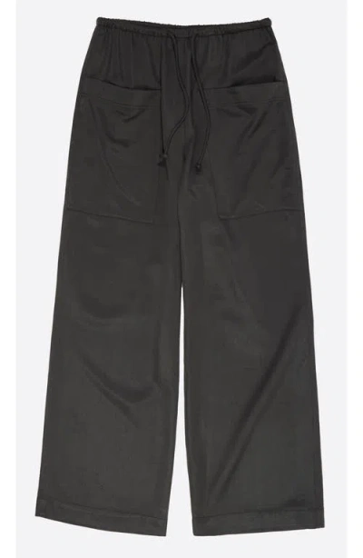 Bimba Y Lola Drawstring Patch-pocket Trousers In Gray