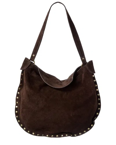 Isabella Rossetti Adele Suede Tote In Brown