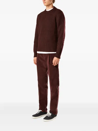 Doppiaa Crew-neck Sweater In Brown