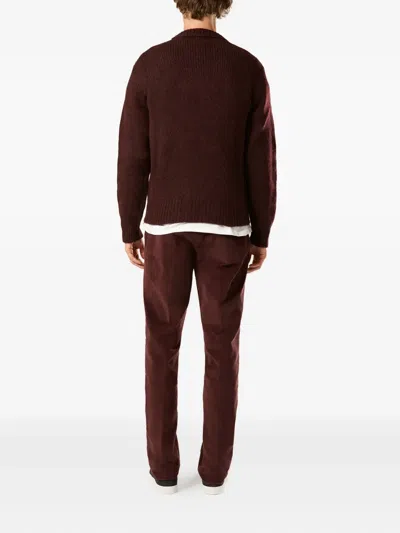 Doppiaa Crew-neck Sweater In Brown