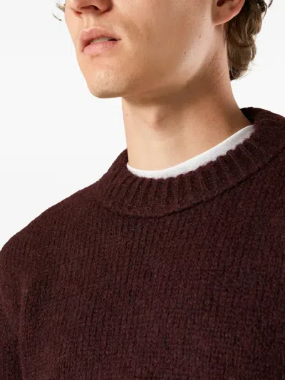 Doppiaa Crew-neck Sweater In Brown