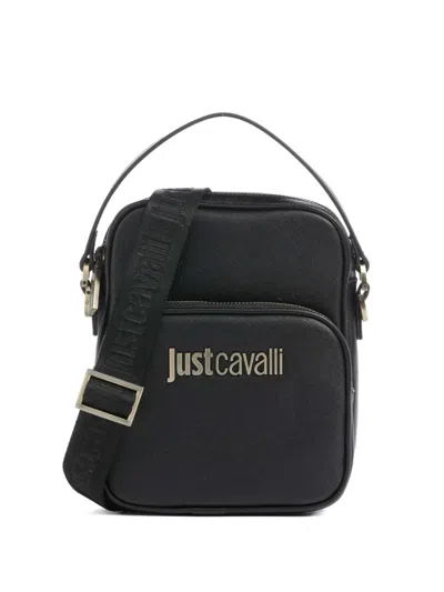 Just Cavalli Zip-fastening Messenger Bag In Black