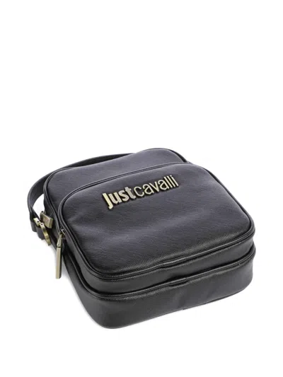 Just Cavalli Zip-fastening Messenger Bag In Black