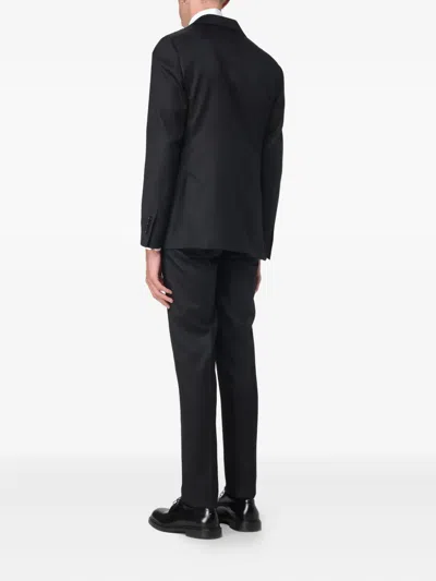 Lardini Single-breasted Suit In Black