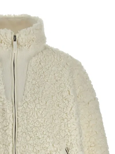 Entire Studios Textured High Neck Down Jacket In Neutral