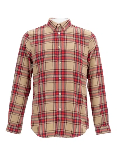 Ps By Paul Smith Ps Paul Smith Plaid Flannel Shirt In Multi