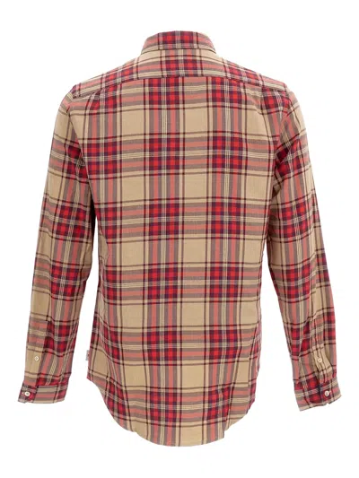 Ps By Paul Smith Ps Paul Smith Plaid Flannel Shirt In Multi