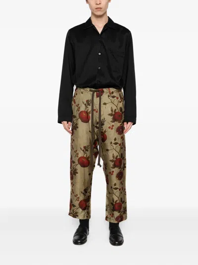 Uma Wang All-over Print Trousers In Multi