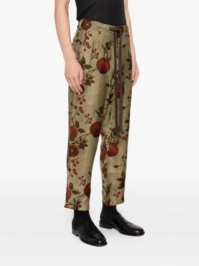 Uma Wang All-over Print Trousers In Multi