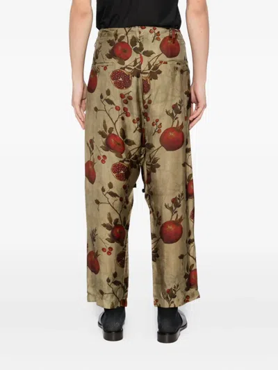 Uma Wang All-over Print Trousers In Multi