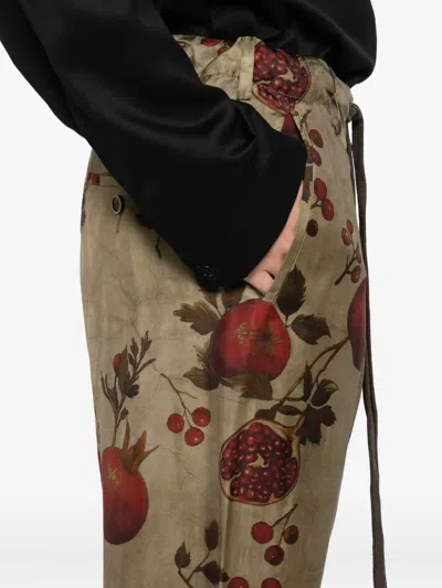 Uma Wang All-over Print Trousers In Multi