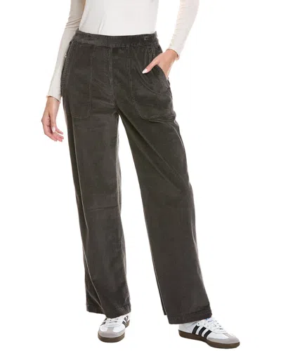 James Perse Soft Corduroy Panel Pant In Black
