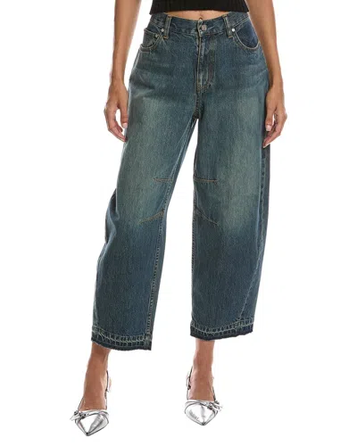 Helmut Lang Belt Loop Denim Trousers In Blue