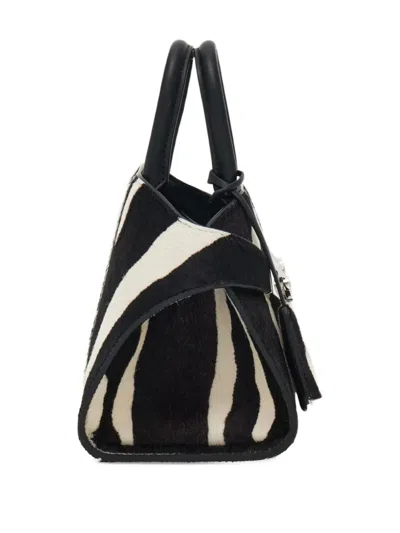 Ferragamo Hug Two-toned Mini Bag In Black