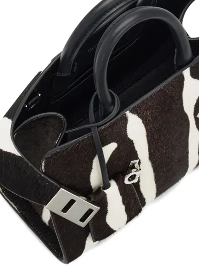 Ferragamo Hug Two-toned Mini Bag In Black