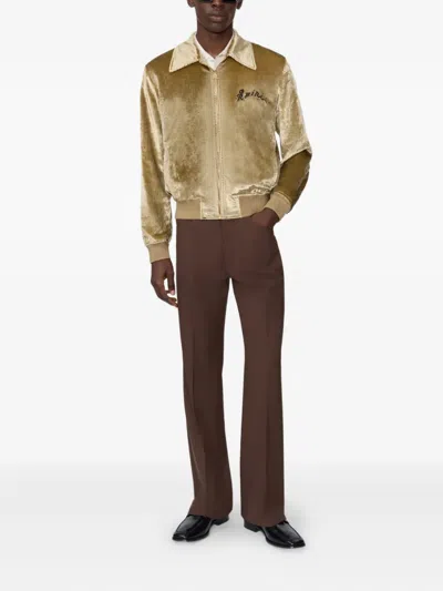 Amiri Five-pockets Trousers In Brown