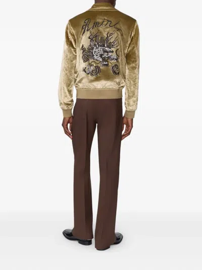 Amiri Five-pockets Trousers In Brown