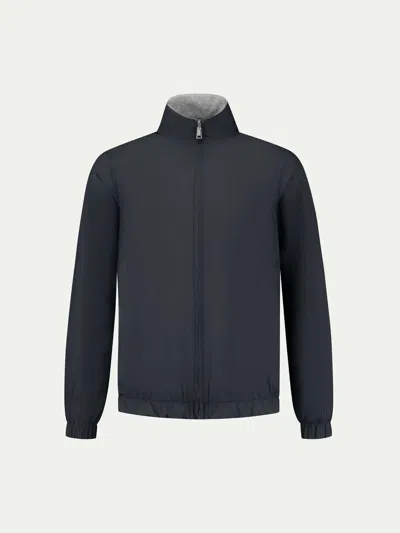 Aurélien Reversible Resort Jacket In Blue
