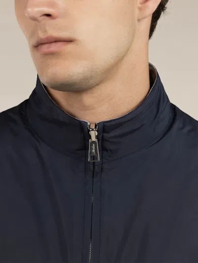 Aurélien Reversible Resort Jacket In Blue