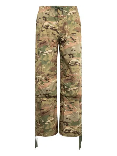 Pleasures Gem Drawstring Camouflage Trousers In Multi