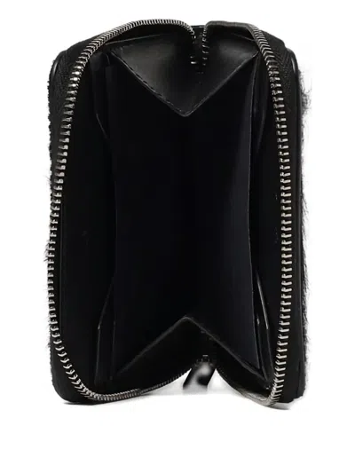 Rick Owens Zip Wallet In Brown