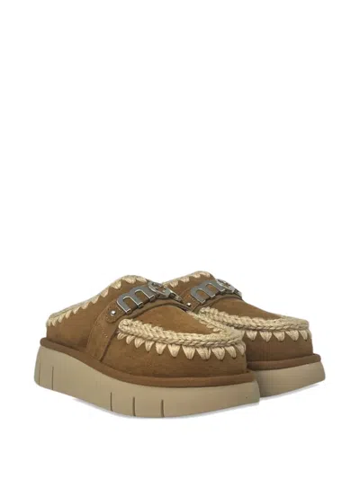 BOUNCE 绒面皮穆勒鞋