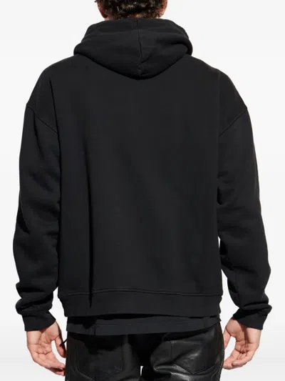 Dsquared2 X Magliano Zip-up Drawstring Hoodie In Black