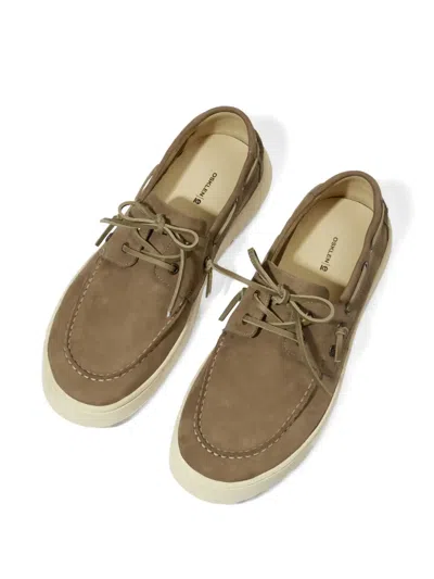 Osklen Soho Dockside Suede Boat Shoes In Brown