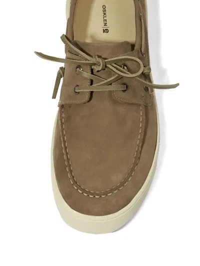 Osklen Soho Dockside Suede Boat Shoes In Brown