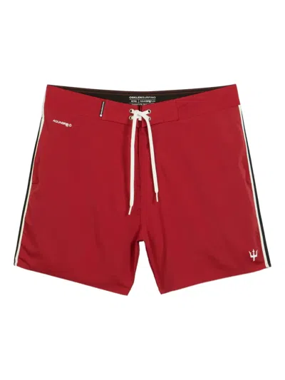 Osklen Aquaone Flex Swim Shorts In Red