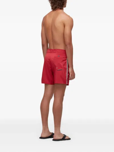 Osklen Aquaone Flex Swim Shorts In Red