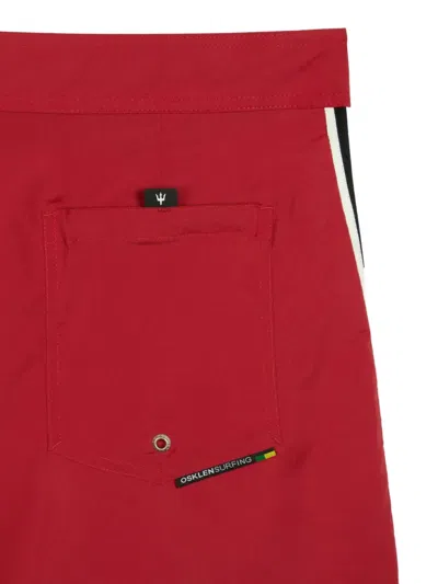 Osklen Aquaone Flex Swim Shorts In Red