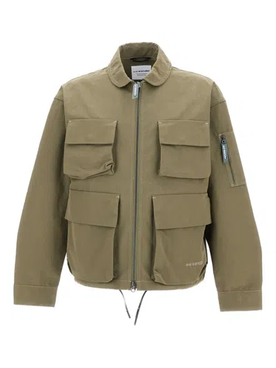And Wander Water-repellent Cotton-blend Jacket In Multi