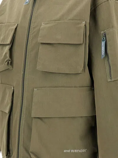 And Wander Water-repellent Cotton-blend Jacket In Multi