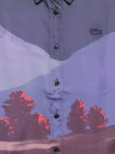 Lacoste All-over Print Shirt In Multi